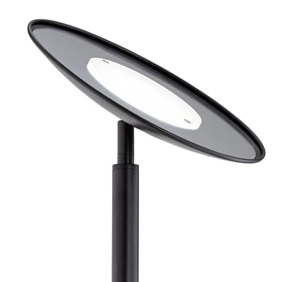 360 Lighting Modern Floor Lamp With Reading Light LED 71.5" Tall Decker Black Metal Acrylic Diffuser For Living Room Reading Office 2 360 Lighting Modern Floor Lamp With Reading Light LED 71.5" Tall Decker Black Metal Acrylic Diffuser For Living Room Reading Office - Image 2