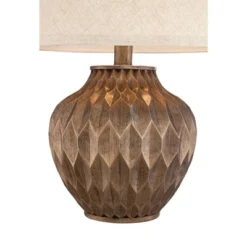 360 Lighting Accent Urn Table Lamp With USB Charging Port 22" High Warm Bronze Drum Shade For Living Room Desk Bedroom House -360 Lighting Outlet Store GUEST 017a5588 b241 459f 9359 e33c40620938 1