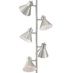 360 Lighting Modern Floor Lamp 5-Light Tree 70" Tall Brushed Nickel Metal Adjustable Heads For Living Room Reading Bedroom Office -360 Lighting Outlet Store GUEST 0591c4de b93d 4db9 8540 2a29708f9425