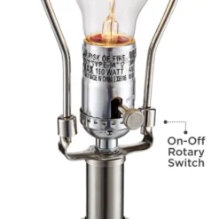 360 Lighting Jane Modern Table Lamps 25" High Set Of 2 White Ceramic Fabric Drum Shade For Bedroom Living Room House Bedside Nightstand Office Family -360 Lighting Outlet Store GUEST 09c089d4 b262 48b6 8626 c6dec4078914