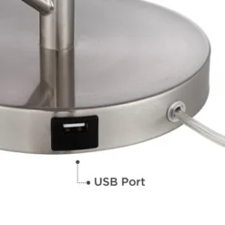 360 Lighting Modern Table Lamps Set Of 2 With USB Charging Port 26" High Metal Arc White Drum Shade For Living Room Bedroom Bedside Office 11 360 Lighting Modern Table Lamps Set Of 2 With USB Charging Port 26" High Metal Arc White Drum Shade For Living Room Bedroom Bedside Office -360 Lighting Outlet Store GUEST 11776ada 0537 4695 9479 b49b77fb6dab
