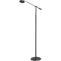 360 Lighting Traditional Pharmacy Floor Lamp LED Dimmable 62" Tall Black Adjustable Arm For Living Room Reading Bedroom Office -360 Lighting Outlet Store GUEST 118a032c dbe6 4bf0 817b 13a0ea51dea8