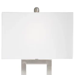 360 Lighting Todd 30" Tall Large Modern End Table Lamps Set Of 2 USB Port AC Power Outlet Silver Brushed Nickel Finish Metal Living Room Charging -360 Lighting Outlet Store GUEST 243648ab 84cc 4032 9887 cb2d33b72afb