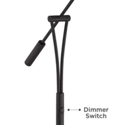 360 Lighting Traditional Pharmacy Floor Lamp LED Dimmable 62" Tall Black Adjustable Arm For Living Room Reading Bedroom Office -360 Lighting Outlet Store GUEST 2a829154 2c7b 4627 bec1 08535fe56dbf