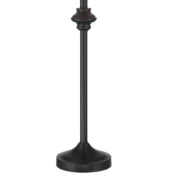 360 Lighting Lynn Modern Industrial Buffet Table Lamps 26" High Set Of 2 Dark Bronze Metal Oatmeal Drum Shade For Bedroom Living Room Bedside Office -360 Lighting Outlet Store GUEST 2c48c6dd f773 4a3f 9369 75ad55a9eb03