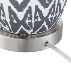 360 Lighting Modern Accent Table Lamps 23 1/2" High Set Of 2 White Gray Ceramic White Fabric Drum Shade Decor For Bedroom Living Room 10 360 Lighting Modern Accent Table Lamps 23 1/2" High Set Of 2 White Gray Ceramic White Fabric Drum Shade Decor For Bedroom Living Room -360 Lighting Outlet Store GUEST 2fc84477 6e7c 4e9e 88c1 954744a118ed