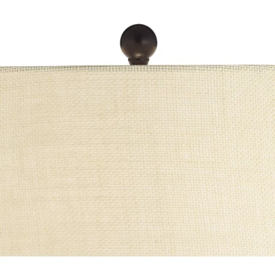 360 Lighting San Marcos Modern Coastal Table Lamp 27" Tall Natural Wicker Oatmeal Drum Shade For Bedroom Living Room Bedside Nightstand Office Kids 2 360 Lighting San Marcos Modern Coastal Table Lamp 27" Tall Natural Wicker Oatmeal Drum Shade For Bedroom Living Room Bedside Nightstand Office Kids - Image 2