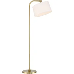 360 Lighting Modern Art Deco Arc Floor Lamp 64" Tall Warm Gold Metal White Fabric Drum Shade For Living Room Reading Family Bedroom Office House Home 14 360 Lighting Modern Art Deco Arc Floor Lamp 64" Tall Warm Gold Metal White Fabric Drum Shade For Living Room Reading Family Bedroom Office House Home -360 Lighting Outlet Store GUEST 37c10432 3f86 4b89 9b55 646e1dc48818