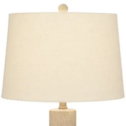 360 Lighting Sandstone Gourd 27" Tall Farmhouse Rustic Modern Coastal Table Lamp Brown Single Beige Shade Living Room Bedroom Bedside Nightstand House -360 Lighting Outlet Store GUEST 3e412c0d 46ca 463f ada7 5caf127a7378