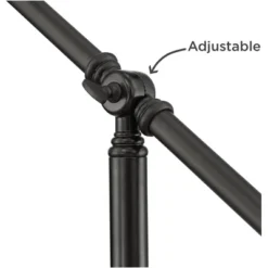 360 Lighting Traditional Pharmacy Floor Lamp With USB Charging Port 55" Tall Dark Bronze Dome Shade Adjustable Arm Living Room Reading -360 Lighting Outlet Store GUEST 3ef6b937 a20e 4cc4 9d82 35fc53169694