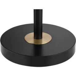 360 Lighting Wray Mid Century Modern Pharmacy Floor Lamp 61" Tall Flat Black Warm Brass Adjustable Swivel Head For Living Room Reading Bedroom Home -360 Lighting Outlet Store GUEST 43d94883 1c61 40e7 8de3 72784d5c2d44