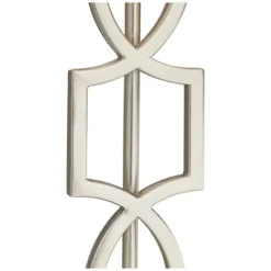 360 Lighting Evan Modern Table Lamps 28 1/2" Tall Set Of 2 Brushed Nickel With USB Charging Port White Rectangular Shade For Bedroom Living Room House -360 Lighting Outlet Store GUEST 4726fb75 f3c0 4ce2 8d19 088330a59566