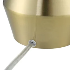 360 Lighting Marty Modern Accent Table Lamps 14 3/4" High Set Of 2 Brass Metal White Cylinder Shade For Bedroom Bedside Nightstand Office Kids House -360 Lighting Outlet Store GUEST 4a7cb6d5 8ff4 4058 8ac7 7acaf516b35c