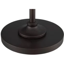 360 Lighting Kayne Rustic Farmhouse Floor Lamp Standing 61" Tall Satin Bronze Metal Downbridge Shade For Living Room Reading Bedroom Office House Home -360 Lighting Outlet Store GUEST 4b3531e6 6a7d 4bc0 8a5d e5662e8c4295