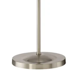360 Lighting Modern Task Floor Lamp With USB Charging Port 61" Tall Satin Nickel Adjustable Gooseneck Arm For Living Room Reading -360 Lighting Outlet Store GUEST 561edf59 3d30 462f 9f4f 3df4c58c2faf