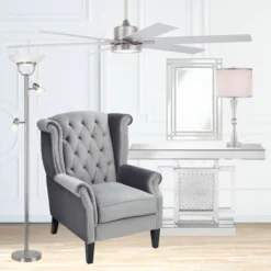 360 Lighting 3 In 1 Modern Torchiere Floor Lamp With Side Lights 70" Tall Brushed Nickel White Glass Shades For Living Room Reading Bedroom House Home -360 Lighting Outlet Store GUEST 56fa61ec b05c 4606 a6ed 26b90f97f23e