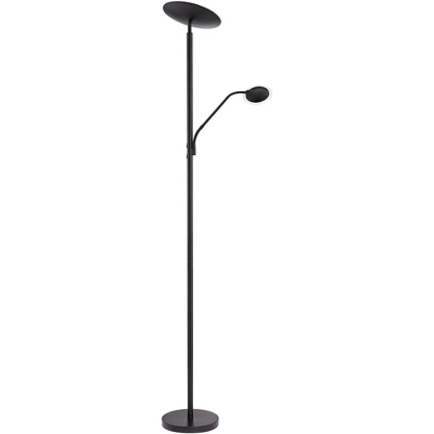 360 Lighting Modern Floor Lamp With Reading Light LED 71.5" Tall Decker Black Metal Acrylic Diffuser For Living Room Reading Office 7 360 Lighting Modern Floor Lamp With Reading Light LED 71.5" Tall Decker Black Metal Acrylic Diffuser For Living Room Reading Office - Image 7