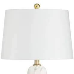 360 Lighting Maceao Modern Table Lamps 28" Tall Set Of 2 White Faux Marble Tapered Drum Shade For Bedroom Living Room Bedside Nightstand Office House 10 360 Lighting Maceao Modern Table Lamps 28" Tall Set Of 2 White Faux Marble Tapered Drum Shade For Bedroom Living Room Bedside Nightstand Office House -360 Lighting Outlet Store GUEST 65613512 b89b 482f 9ab2 de93d4f35c82