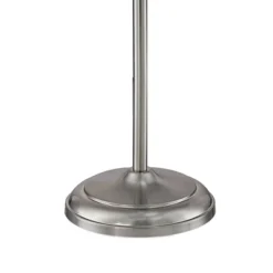 360 Lighting Maddox Modern Torchiere Floor Lamp 71" Tall Satin Nickel Silver Metal Alabaster Glass Shade For Living Room Bedroom Office House Home -360 Lighting Outlet Store GUEST 728c37ca 3cea 43c7 894e 1a55cfd75d5f