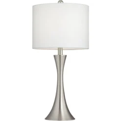 360 Lighting Gerson Modern Table Lamps 24" High Set Of 2 Brushed Nickel With Dimmers LED White Drum Shade For Bedroom Living Room Bedside Nightstand 15 360 Lighting Gerson Modern Table Lamps 24" High Set Of 2 Brushed Nickel With Dimmers LED White Drum Shade For Bedroom Living Room Bedside Nightstand -360 Lighting Outlet Store GUEST 7516bb50 4e9c 464e a4d8 a069799e7fcc