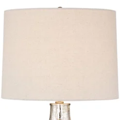 360 Lighting Waylon Modern Table Lamp 28" Tall Textured Mercury Glass Off White Tapered Drum Shade For Bedroom Living Room Bedside Nightstand Office 9 360 Lighting Waylon Modern Table Lamp 28" Tall Textured Mercury Glass Off White Tapered Drum Shade For Bedroom Living Room Bedside Nightstand Office -360 Lighting Outlet Store GUEST 78e484cc 8f76 4878 86e2 89516aa1d308