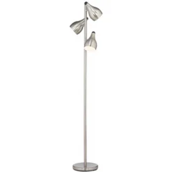 360 Lighting Modern Floor Lamp 3-Light Tree 64" Tall Brushed Steel Adjustable Shades For Living Room Reading Bedroom Office -360 Lighting Outlet Store GUEST 79b2b093 6f8f 44db bcb6 c58929c81bac