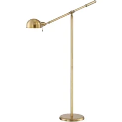 360 Lighting Traditional Pharmacy Floor Lamp With USB Charging Port 55" Tall Brass Dome Shade Adjustable Arm For Living Room Reading -360 Lighting Outlet Store GUEST 7cc2ba09 29e0 4ef8 ac72 19d305e4da27