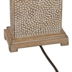 360 Lighting Caldwell Rustic Farmhouse Table Lamps 26 3/4" High Set Of 2 Earth Tone Hammered Oatmeal Fabric Rectangular Shade For Bedroom Living Room -360 Lighting Outlet Store GUEST 97e6aa8d c50a 496c ae6c 0556a5d9229a