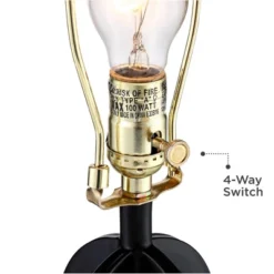 360 Lighting Marcel Industrial Table Lamps 24 1/4" High Set Of 2 With USB Charging Port And Nightlight LED Black Drum Shade For Bedroom Bedside Desk 9 360 Lighting Marcel Industrial Table Lamps 24 1/4" High Set Of 2 With USB Charging Port And Nightlight LED Black Drum Shade For Bedroom Bedside Desk -360 Lighting Outlet Store GUEST a2307e8f 3faf 448c a0fd 7ffba43a7510 1