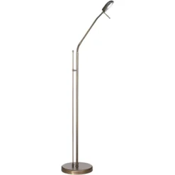 360 Lighting Regan Traditional Pharmacy Floor Lamp 59" Tall Dark Brass Metal LED Adjustable Gooseneck Head For Living Room Reading Bedroom Office -360 Lighting Outlet Store GUEST a3f414bb e71d 41d2 8e63 b1561954e651