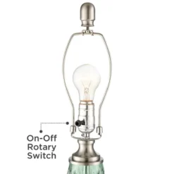 360 Lighting Julia 26 3/8" Tall Modern Coastal Table Lamps Set Of 2 Seafoam Green Glass Living Room Bedroom Bedside Nightstand House Off-White Shade -360 Lighting Outlet Store GUEST a6be20f6 c3b1 45ac a643 ffbda47c5dc4 1