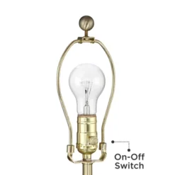 360 Lighting Modern Table Lamp With USB Charging Port 20.5" High Green Ribbed Ceramic Oatmeal Fabric Drum Shade For Bedroom Desk (Color May Vary) -360 Lighting Outlet Store GUEST a7b7ff37 d57f 4bd7 a4f8 0eb4280e4a79 1