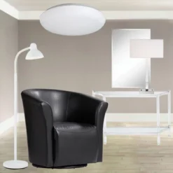 360 Lighting Modern Floor Lamp Adjustable Gooseneck Arm 56" Tall White Metal For Living Room Reading Bedroom Office -360 Lighting Outlet Store GUEST ab5ba71d 5a4c 447e aa91 65c0c07dac14