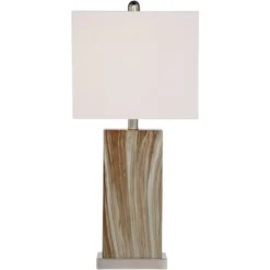 360 Lighting Connie Modern Table Lamps Set Of 2 25" High Brown Faux Marble With USB Charging Port White Rectangular Shade For Living Room Office Desk 12 360 Lighting Connie Modern Table Lamps Set Of 2 25" High Brown Faux Marble With USB Charging Port White Rectangular Shade For Living Room Office Desk -360 Lighting Outlet Store GUEST b1cb0eb2 0832 49fe 931f b780e8f48406