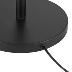 360 Lighting Karis Modern Downbridge Floor Lamp 62 1/2" Tall Matte Black Metal Clear Glass Shade For Living Room Reading Bedroom Office House Home -360 Lighting Outlet Store GUEST b9dc4438 7bff 466f b874 59584fdace99