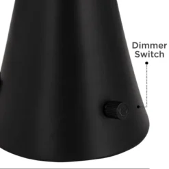 360 Lighting Karl Modern Table Lamps 28 1/4" Tall Set Of 2 Black Metal With USB And AC Power Outlet In Base White Drum Shade For Bedroom Living Room -360 Lighting Outlet Store GUEST ba726f33 1b71 4a7b b9f5 fbc87490b5eb