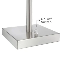 360 Lighting Andre Modern Table Lamps 26 3/4" High Set Of 2 Metal With USB And AC Power Outlet In Base Table Top Dimmers White Drum Shade For Desk -360 Lighting Outlet Store GUEST c1bfd67b 497d 4367 8db7 5b3e3957f6af 1