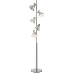 360 Lighting Modern Floor Lamp 5-Light Tree 70" Tall Brushed Nickel Metal Adjustable Heads For Living Room Reading Bedroom Office -360 Lighting Outlet Store GUEST c624cd98 93e1 4a49 8e01 7920a60e4be0