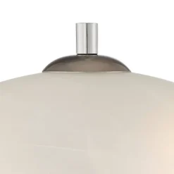 360 Lighting Simon Modern Accent Table Lamps Set Of 2 21" High Silver With USB Charging Port White Glass Dome Shade For Bedroom Living Room House Desk -360 Lighting Outlet Store GUEST c64e20ec 886d 4da7 9f82 a556d6086ee6