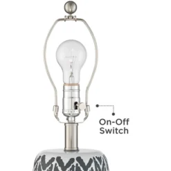 360 Lighting Modern Accent Table Lamps 23 1/2" High Set Of 2 White Gray Ceramic White Fabric Drum Shade Decor For Bedroom Living Room 8 360 Lighting Modern Accent Table Lamps 23 1/2" High Set Of 2 White Gray Ceramic White Fabric Drum Shade Decor For Bedroom Living Room -360 Lighting Outlet Store GUEST c8a8304e c564 4d5d 8cba 09704303d4a5