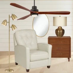 360 Lighting Aaron Mid Century Modern Tree Floor Lamp 64" Tall Aged Brass 3 Light Adjustable Dome Shade For Living Room Reading Bedroom Office House -360 Lighting Outlet Store GUEST ca217acf 790a 4aed af64 9a458e756162