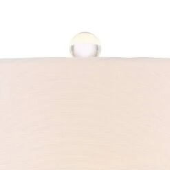 360 Lighting Solange Modern Table Lamps 25" High Set Of 2 Stacked Crystal Glass Silver White Tapered Drum Shade For Bedroom Living Room Nightstand -360 Lighting Outlet Store GUEST cee4c8a9 604a 48bf a94e 4d83b38b46c9