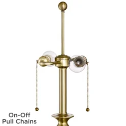 360 Lighting Spenser Retro Art Deco 58" Tall Floor Lamp Brushed Antique Brass Beige Fabric Pleated Empire Shade For Living Room Bedroom -360 Lighting Outlet Store GUEST da933bf8 598f 484d 9424 6d04923dcc33