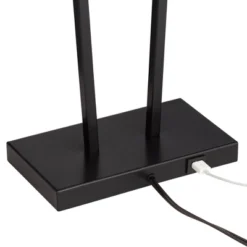 360 Lighting Cole Modern Table Lamps 27" Tall Set Of 2 Black Metal With USB Charging Ports White Rectangular Shade For Bedroom Living Room Bedside -360 Lighting Outlet Store GUEST dd8adda7 5e5f 4c5f af1a 90c92a411f27