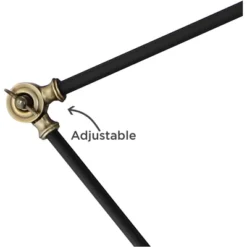 360 Lighting Modern Adjustable Floor Lamp With USB Charging Port 61" Tall Black Brass Living Room Reading -360 Lighting Outlet Store GUEST e21207b2 1f9e 4c00 b5b1 f19cf5f3b387