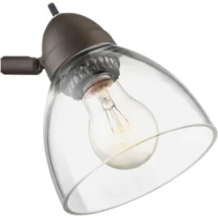 360 Lighting Riley Rustic Farmhouse Torchiere Floor Lamp With Side Lights 72" Tall Painted Bronze Metal Clear Glass Shade For Living Room Reading Home -360 Lighting Outlet Store GUEST e865ab9f 9089 471b 9cb8 8e672757459e