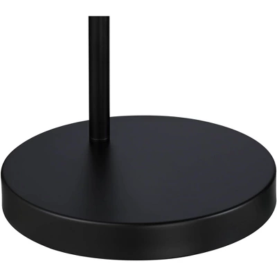 360 Lighting Modern Arc Floor Lamp With USB Charging Port 72" Tall Black White Linen Drum Shade For Living Room Reading House Home 3 360 Lighting Modern Arc Floor Lamp With USB Charging Port 72" Tall Black White Linen Drum Shade For Living Room Reading House Home - Image 3