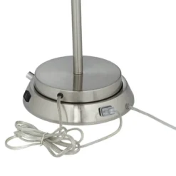 360 Lighting Modern Table Lamp With Dimmable USB And AC Power Outlet Workstation Base 24.5" High Brushed Nickel Droplet White Shade Bedroom Desk 8 360 Lighting Modern Table Lamp With Dimmable USB And AC Power Outlet Workstation Base 24.5" High Brushed Nickel Droplet White Shade Bedroom Desk -360 Lighting Outlet Store GUEST f485576e a842 4878 9a51 a5ea7ce04759