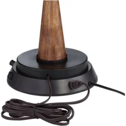 360 Lighting Helene Country Cottage Table Lamp 26" High Cream White Ceramic With Dimmable USB Workstation Base Tan Drum Linen For Living Room Desk -360 Lighting Outlet Store GUEST f49da493 c12c 4227 816d 65c58a165cb1