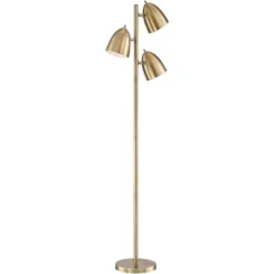 360 Lighting Aaron Mid Century Modern Tree Floor Lamp 64" Tall Aged Brass 3 Light Adjustable Dome Shade For Living Room Reading Bedroom Office House -360 Lighting Outlet Store GUEST f6a2ee5f 523a 48b8 b82c d2b7ac8859b1